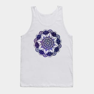 Blue Mandala Tank Top